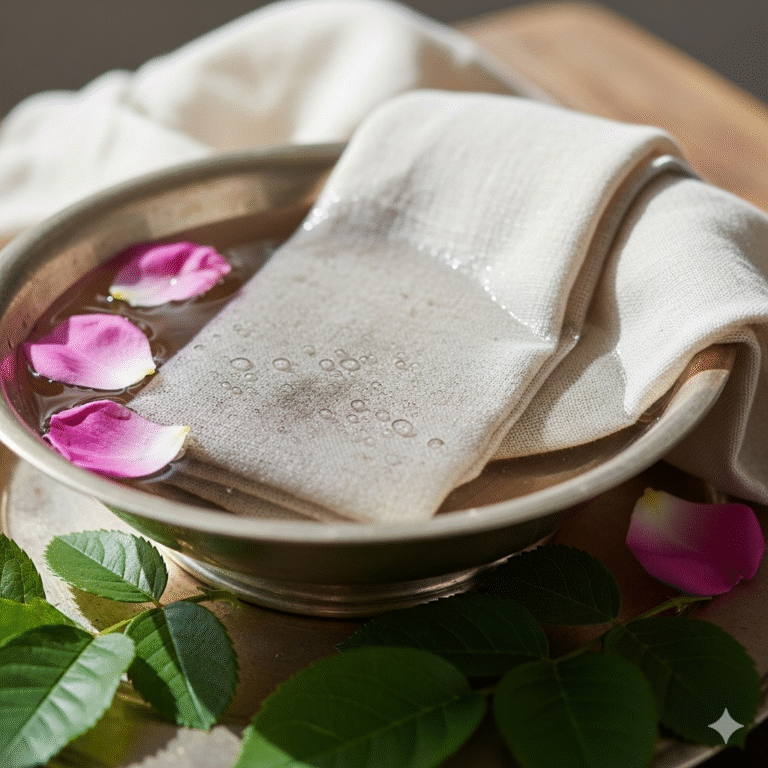 Gül Suyu ile Islatılmış Bez Koymanın Faydaları