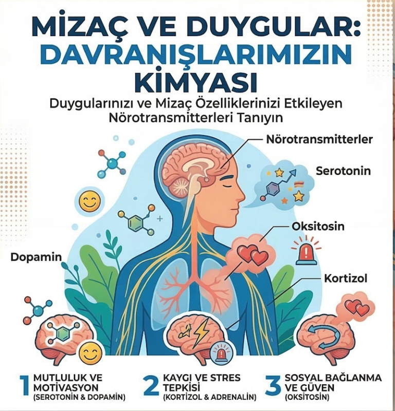 Mizaç ve Duygular: Davranışlarımızın Kimyası