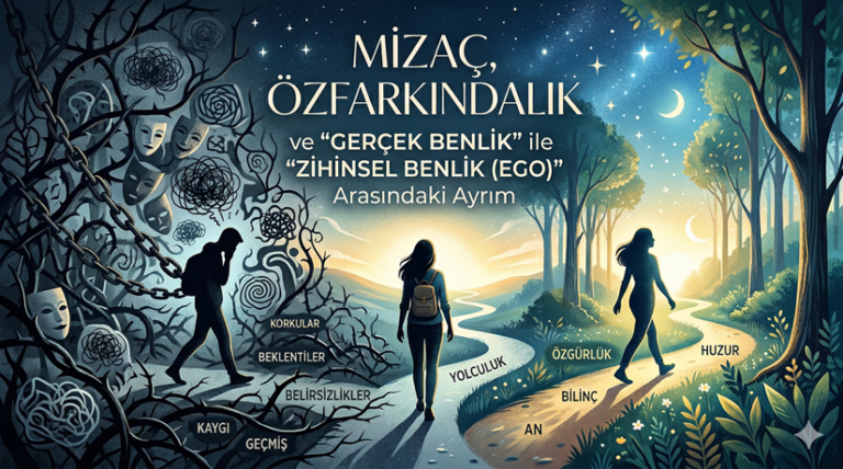 Mizaç, Özfarkındalık ve “Gerçek Benlik” ile “Zihinsel Benlik (Ego)” Arasındaki Ayrım