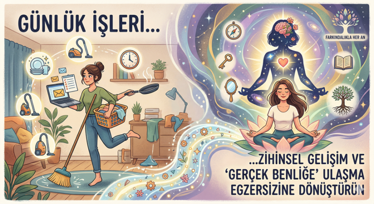Günlük işleri zihinsel gelişim ve “gerçek benliğe” ulaşma egzersizine nasıl dönüştürebiliriz?