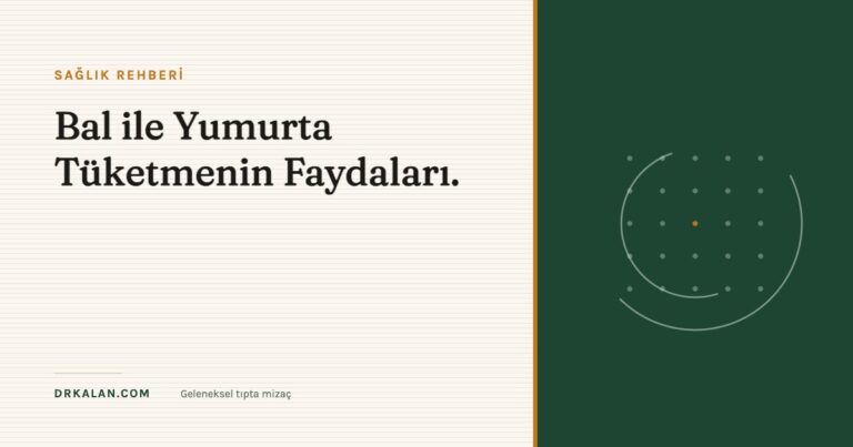 Bal ile Yumurta Tüketmenin Faydaları.