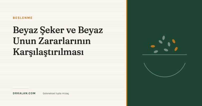 Beyaz Şeker ve Beyaz Unun Zararlarının Karşılaştırılması