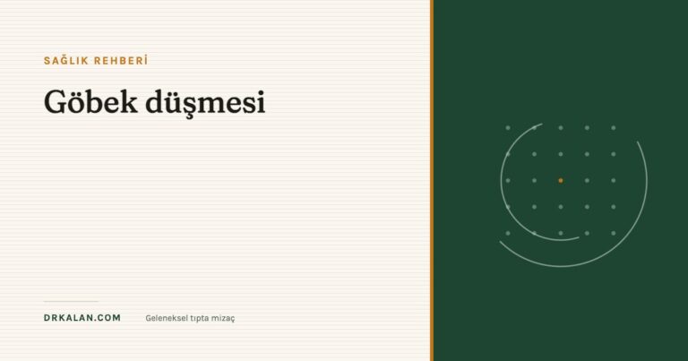 Göbek düşmesi