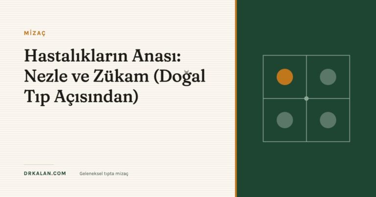 Hastalıkların Anası: Nezle ve Zükam (Doğal Tıp Açısından)
