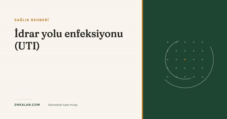 ‏İdrar yolu enfeksiyonu (UTI)