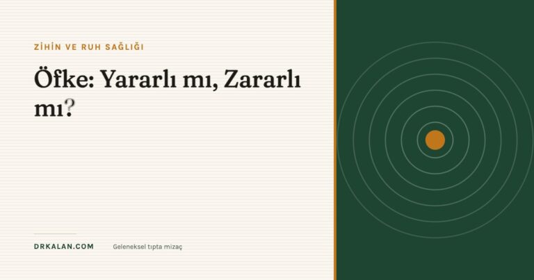 Öfke: Yararlı mı, Zararlı mı?