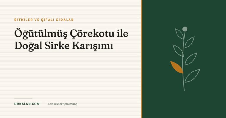 Öğütülmüş Çörekotu ile Doğal Sirke Karışımı