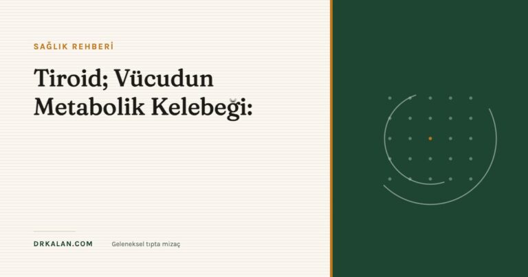 Tiroid; Vücudun Metabolik Kelebeği: