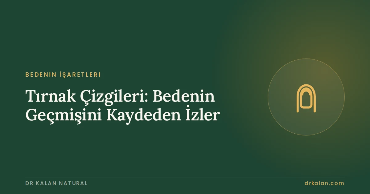 Tırnak Çizgileri: Bedenin Geçmişini Kaydeden İzler